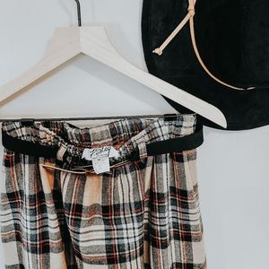 VINTAGE Plaid F.Shay Skirt Modern Size 8